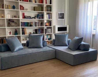 Vloerkussen, Vloerbank, Bankkussen, bankkussen, barok interieur, Vloerzitplaatsen, Sofa Living Floor Seat, Japanse Futon