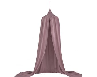 Bed Canopy Dusty Rose Bed Curtain, Bed Canopies For Kids Child Toddler Adult