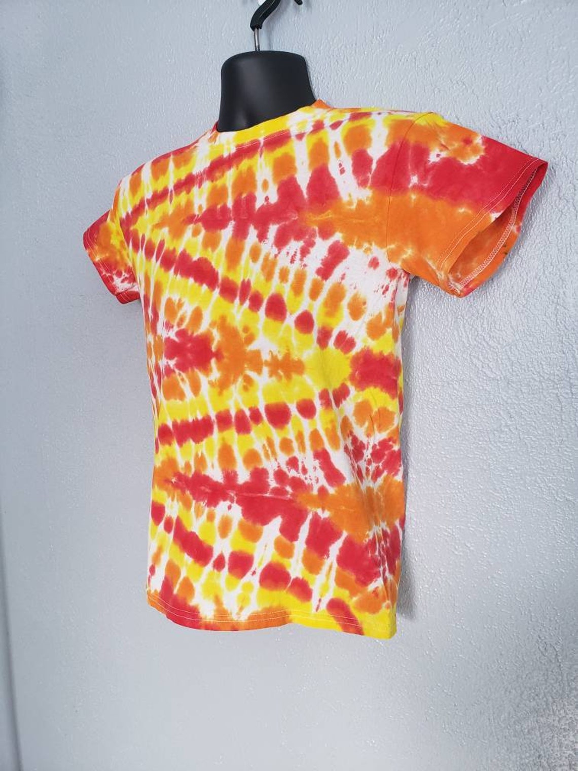 Zig Zag Patterned Tie Dye Shirt Etsy
