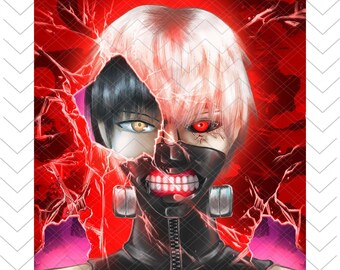 Ken Kaneki Poster Etsy