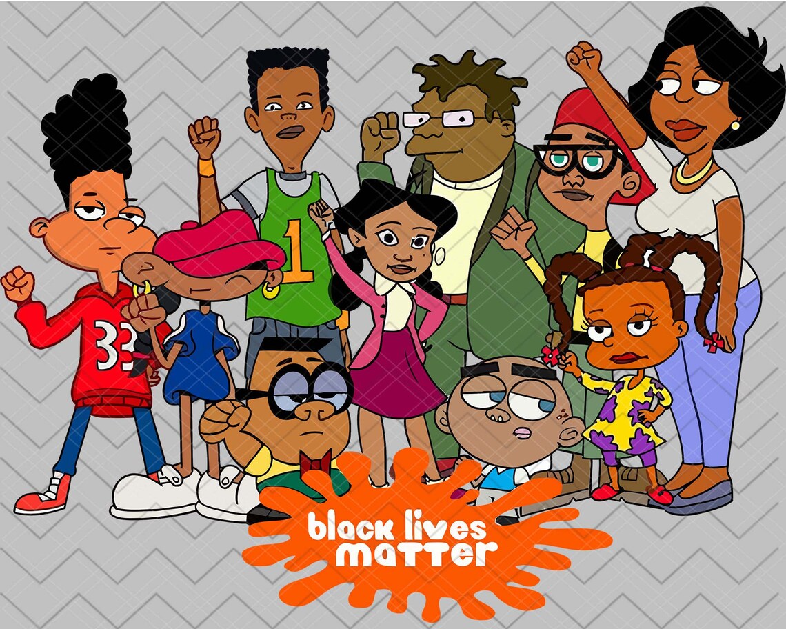 Black Lives Matter 90's Nick Cartoons Characters RUGRATS Etsy