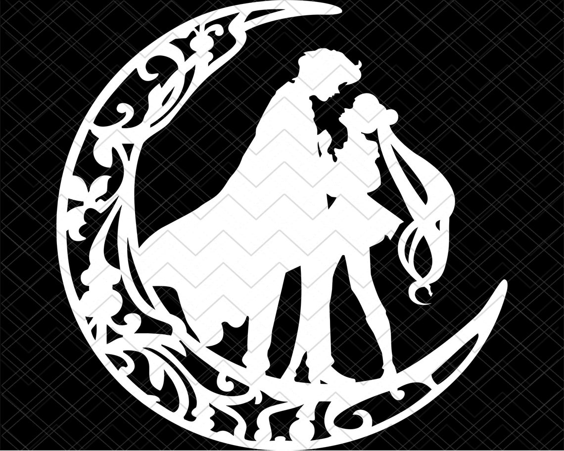 Download Sailor Moon Tuxedo Mask in Moon Svg Png Dxf Clipart ...