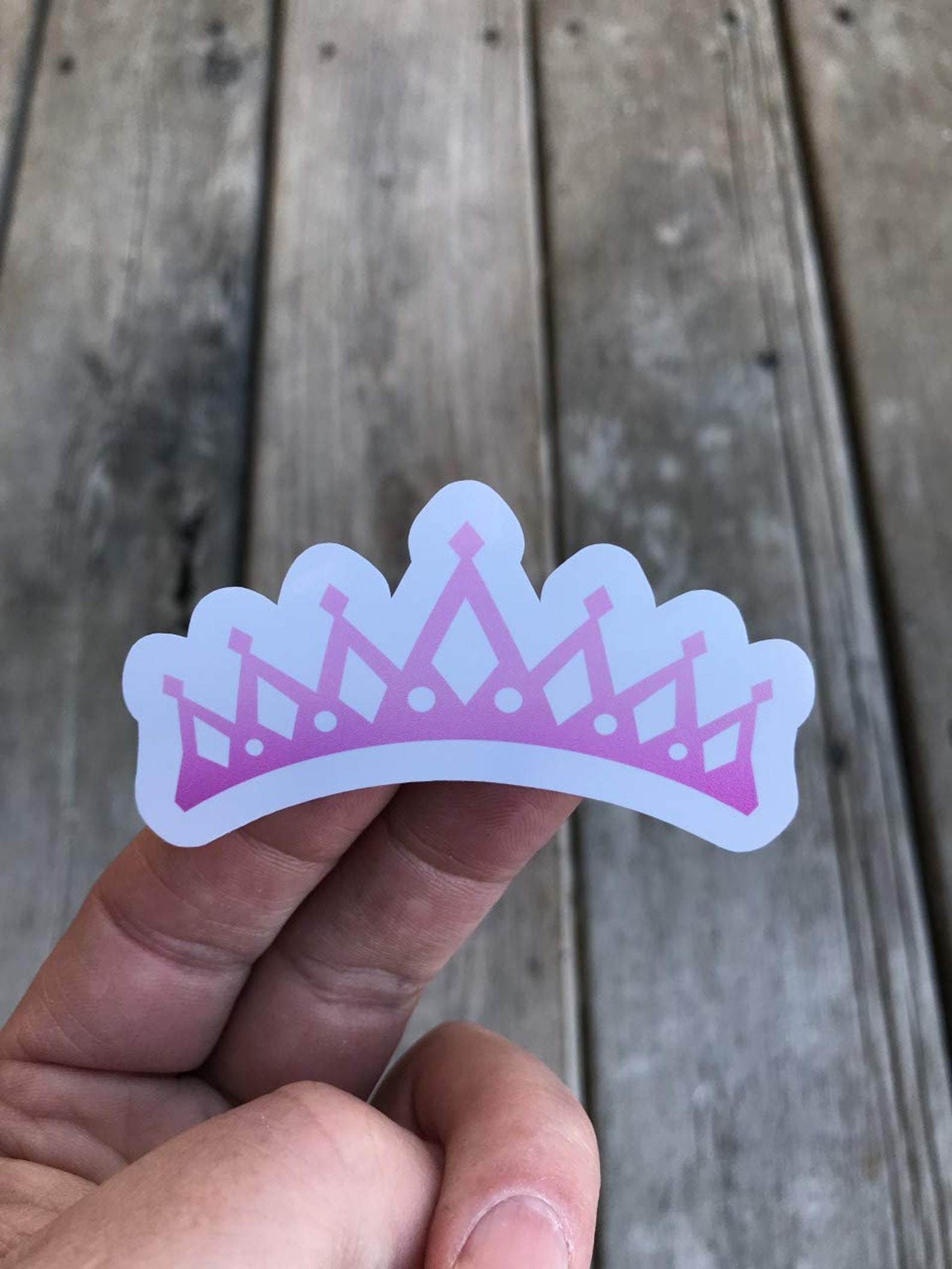 Tiara Sticker Laptop Sticker Water Bottle Sticker Phone Etsy