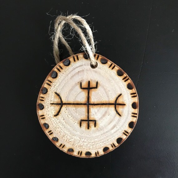 End Strife Bind Rune / Stave Wooden Decoration - Etsy