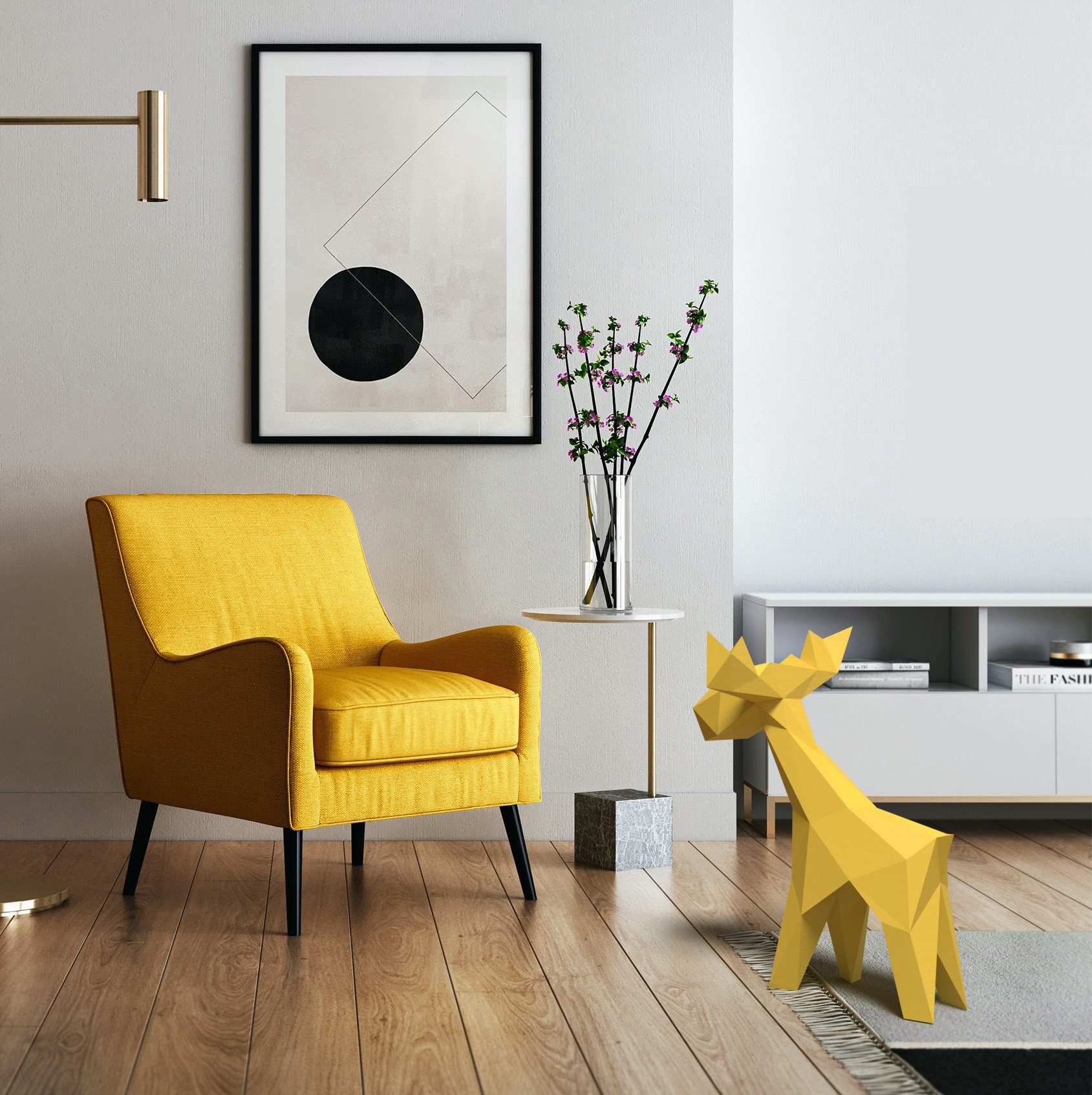 SMALL MOOSE Sculpture Papercraft Design Template 3D - Etsy