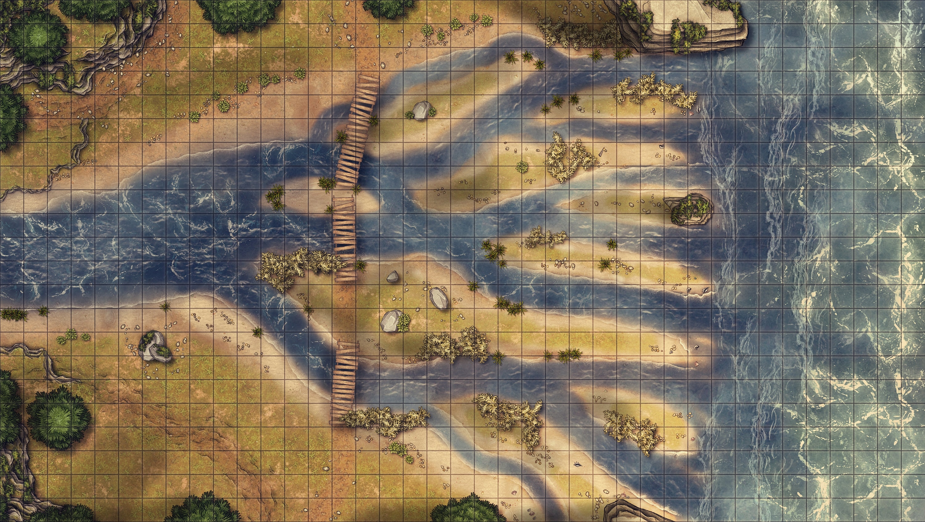 Dnd River Battlemaps Pack - Etsy
