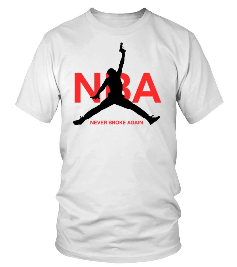 NBA T-Shirt Round Neck T-Shirt Unisex YoungBoy Never Broke | Etsy