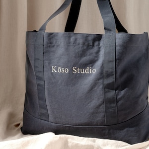 Custom Embroidered Tote Bag - Custom Embroidery - Gift for Her - Bachelorette Gift -Tote Bag- Embroidery - Personalized Gift - Boat Tote