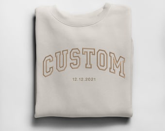 Custom varsity sweatshirt Clearance