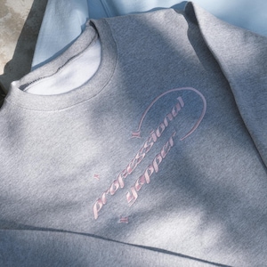 Y2K Custom Sweatshirt - Personalized Embroidered Sweater - Funny Sweatshirt  - Gift for Him - Gift for Her
