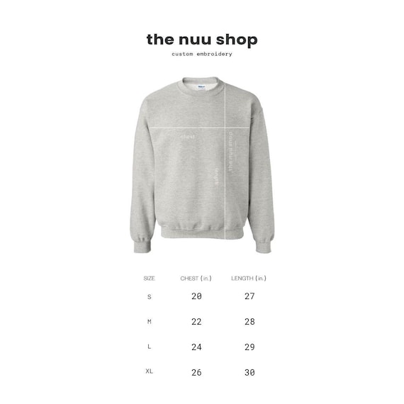 Custom Embroidered Sweatshirt - Left Pocket -embroidery