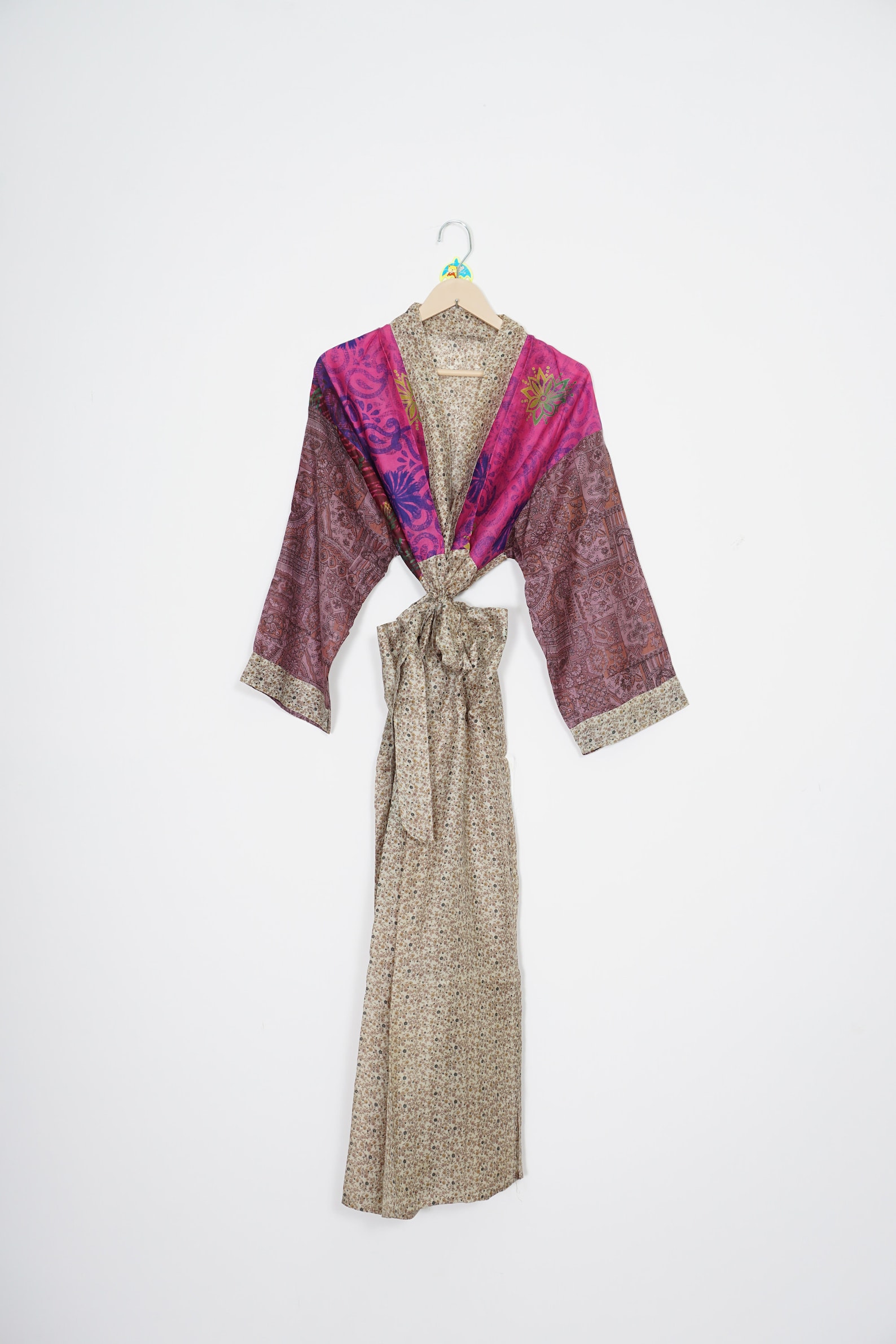 100 Pure Silk Kimono Dressing Gown Women's Night Gown Etsy