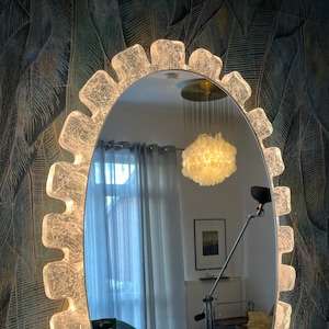 Illuminated mirror by Hillebrand
