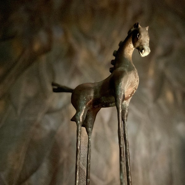 Figurine en bronze "Le Cheval de Dali - El Caballo" par Ruchos