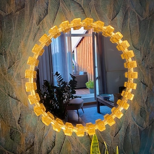 Illuminated mirror by Hillebrand