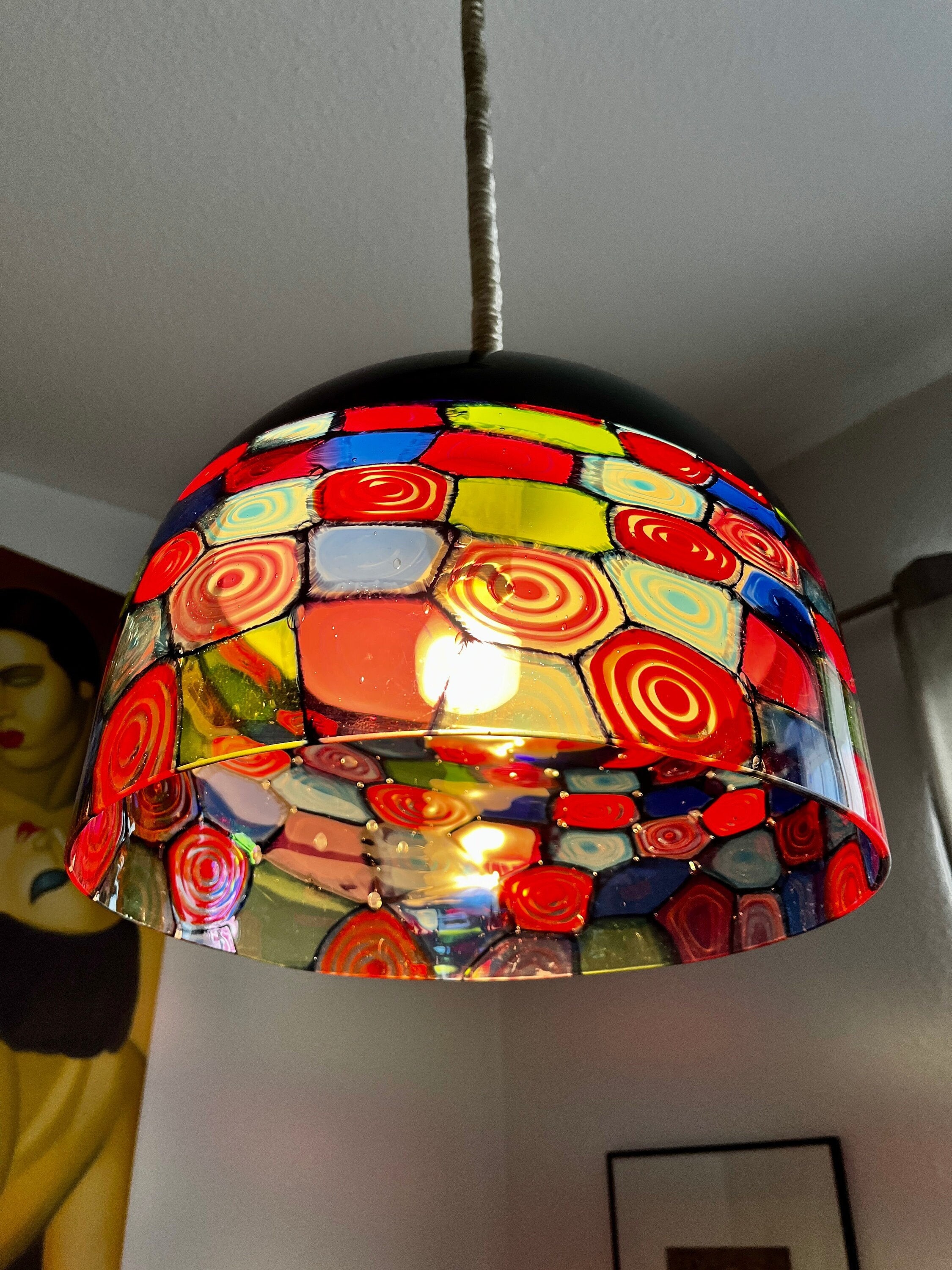 Leucos ベネチアンペンダントライト レッド Leucos ベネチアン