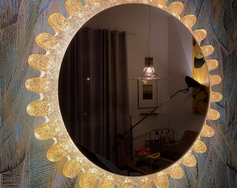 Illuminated mirror by Hillebrand