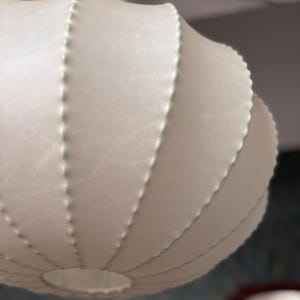 Mid century Cocoon lamp gold edge