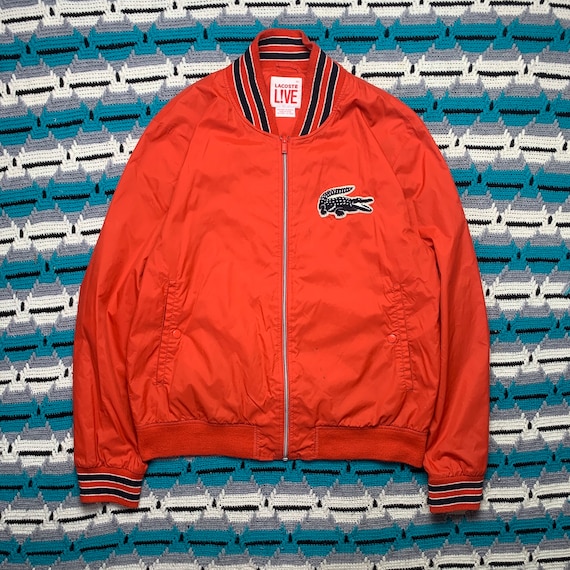 Vintage RARE Lacoste Live Bomber Zip Up - Etsy