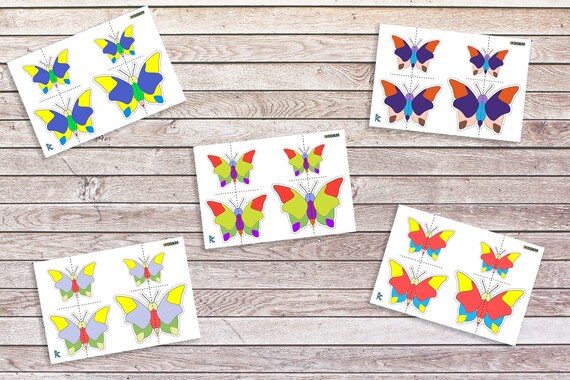 Printable Learning Size and Pattern Match. Velcro Busy Book | Etsy