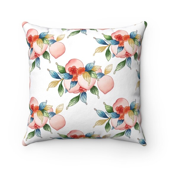 Sweet Peach Pillow Case Korean Art Print Pillow Korean Traditional Art Pillow Korean Print Pillow Pink Peach Pillow Etsy