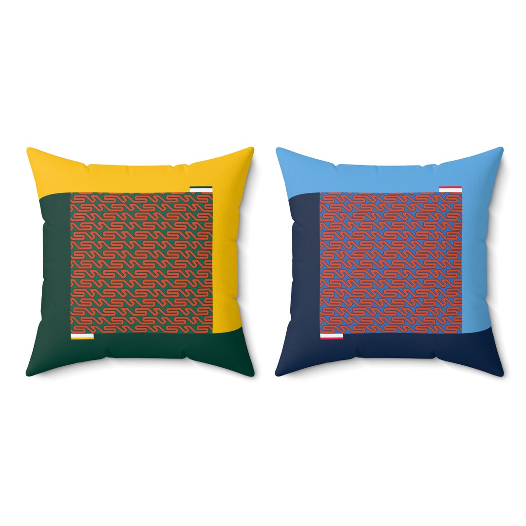 Korean Art Pattern Square Pillow Case / Pillow Cover / Korean Throw