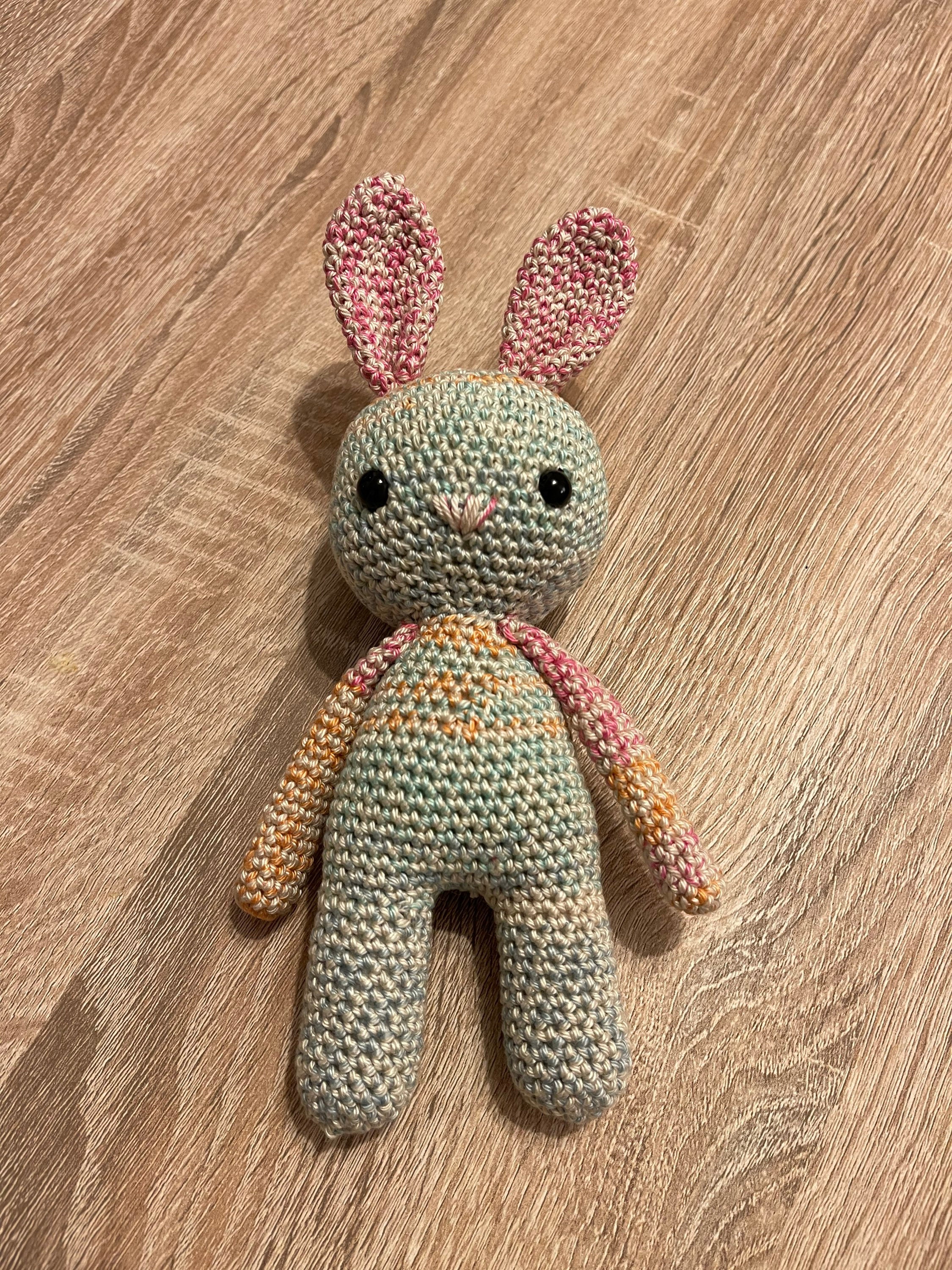 Small Padded Rabbit Toy Small Rabbit, Soft Toy, Stuffed Rabbit Toy, Crocheted Rabbit for Babies ...