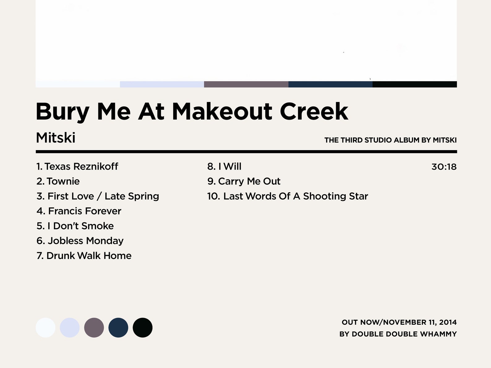 Mitski Poster /Bury Me at Make Out Creek Album Cover Poster Etsy