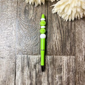 Silicone Beaded Pen , Cute Pen , Baseball Pen , Silicone Accessories , gift for her , gift for teacher | handmade pen | gift for mom