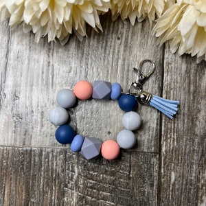 Silicone Wristlet, Keychain Gift, Wristlet, Custom Wristlet, Custom Keychain