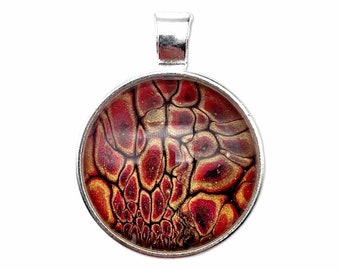 Acrylic Paint Skin Jewelry Pendant