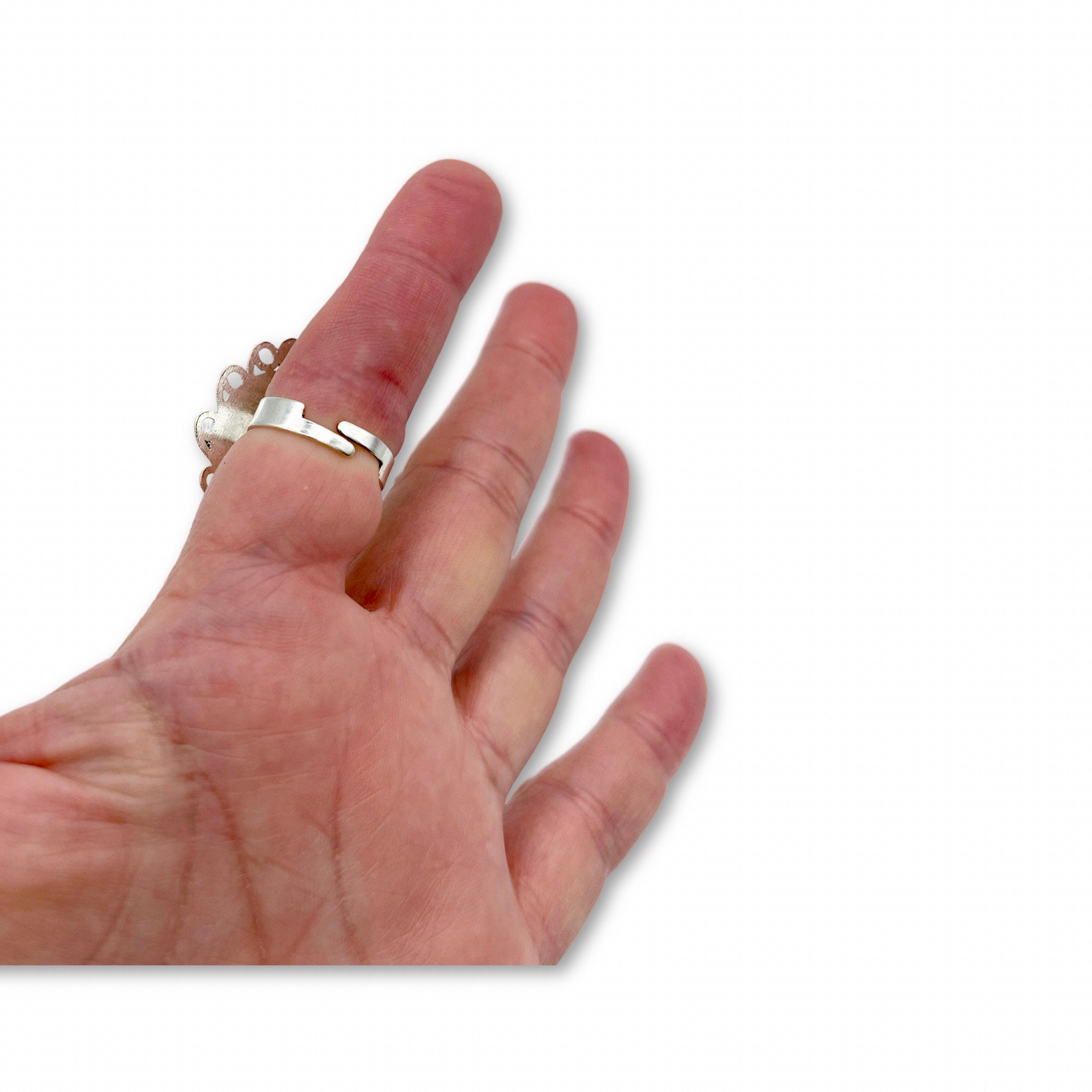 Acrylic Paint Skin Jewelry Ring Etsy