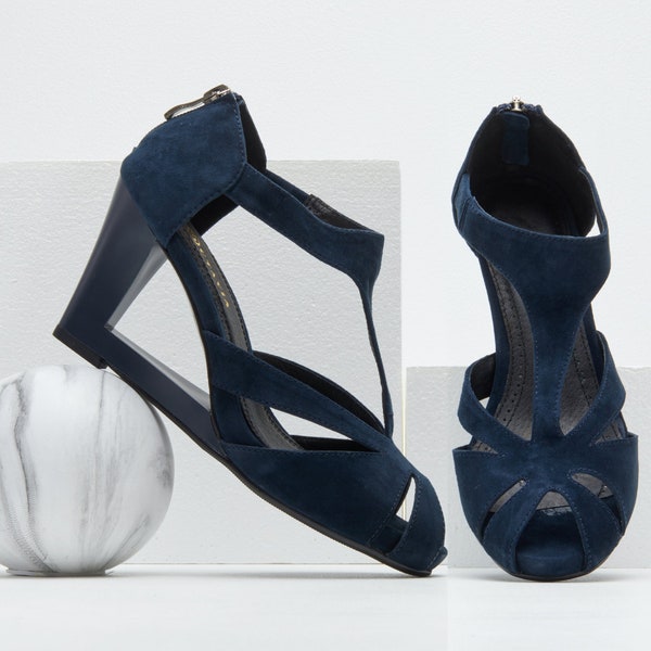 navy glitter shoes for wedding