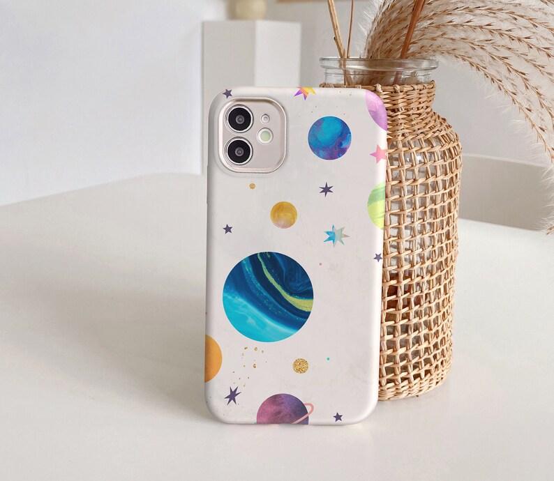 Planet phone case for iPhone 12 11 Pro Max iPhone XR case iPhone XS phone case Apple iPhone X Case iPhone 7 Plus iPhone 8 Plus iPhone 6 jc57