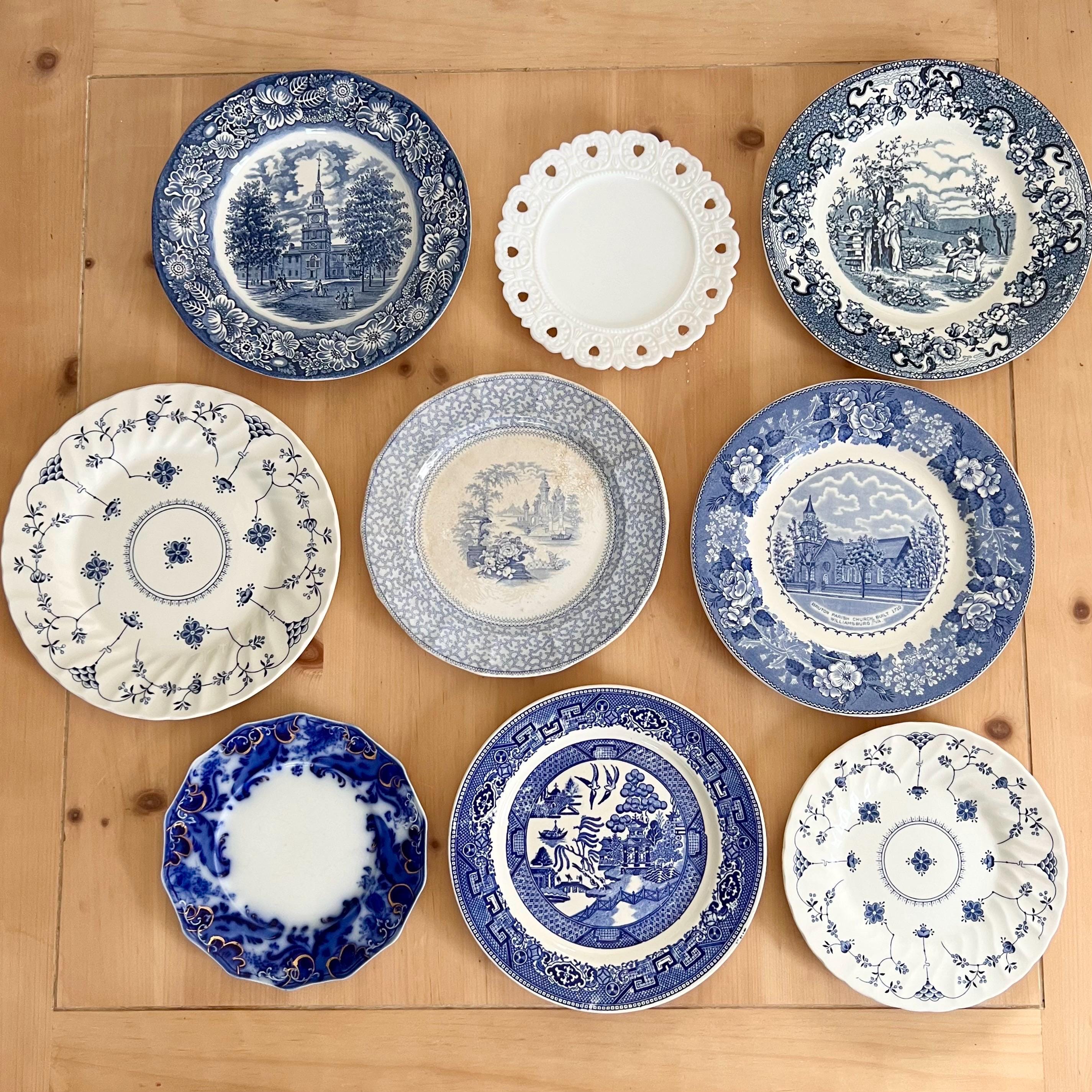 Blue and White Dishes Vintage - Etsy