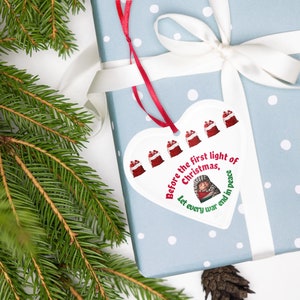Free Palästina Weihnachten Acryl Ornament Urlaub Palästinenser Geschenk, Unterstützung Gaza Kinder Palästina Karte Keffiyeh Wohnkultur Weihnachten Frieden