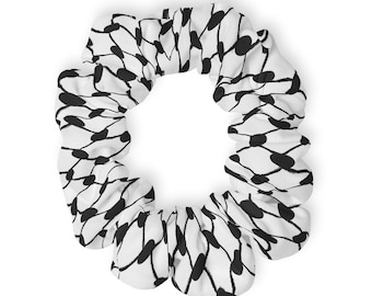 Palestine Keffiyeh Scrunchie, Activist Fashion Hair Accessory, Free Gaza Islamic Kufiya Hair Tie, Arab Falasteen Kufiya Headband,  Activism