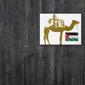 Palästina Freepalestine Canvas AL-Aqsa Moschee Palästina Flaggenständer mit Palästina palästinensische Wandkunst palästinensische Wanddekor AQSA Canvas
