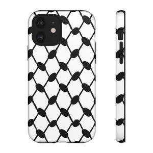Phone Case, Palestine Keffiyeh Case - Activist Gift, Free Palestine Now, Kufiya iPhone ,Galaxy Pixel Case Free Palestine Now Gaza Keffiyeh