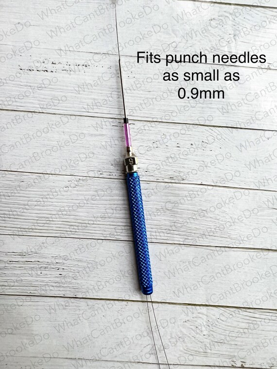 Holiday Punch Needle Threader Single Item for Punch Needles as Small as  0.9mm 7.5 Long Wire Loop Embroidery, Christmas, Rhinestones 