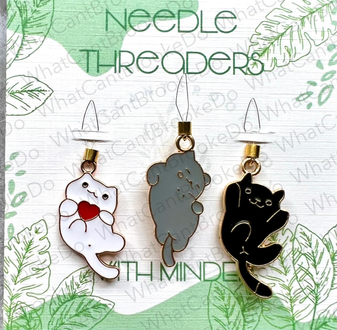 Cat Needle Threader With Option to Make Into Threader Minder