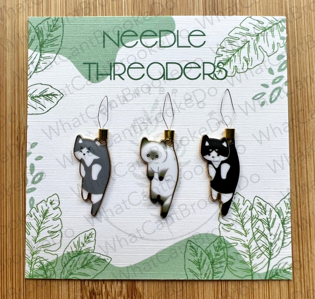 Needle Threaders Cute Cat Threader Needle Hand Sewing Tool DIY