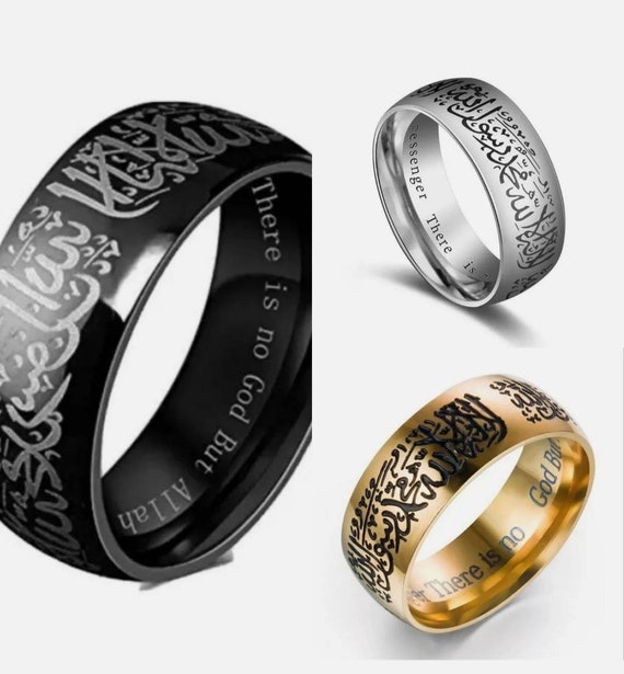 Bague Shahada islamique pour hommes et femmes bijoux cadeau Etsy France