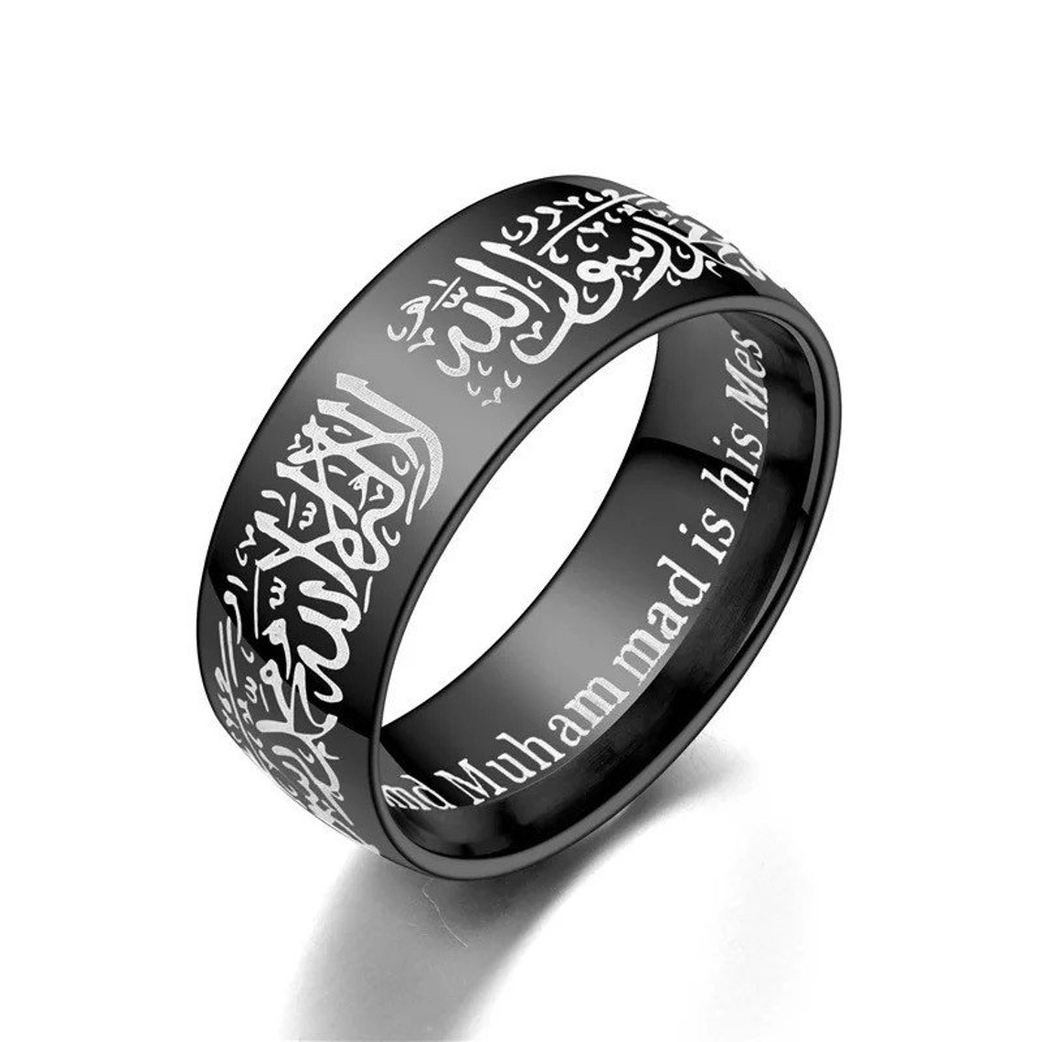 Islamic Shahada Ring for Men Women Jewellery Eid Gift Etsy UK