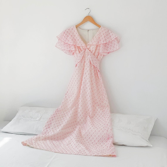 Beautiful Vintage Lace Dress Size Small/Medium Lo… - image 2
