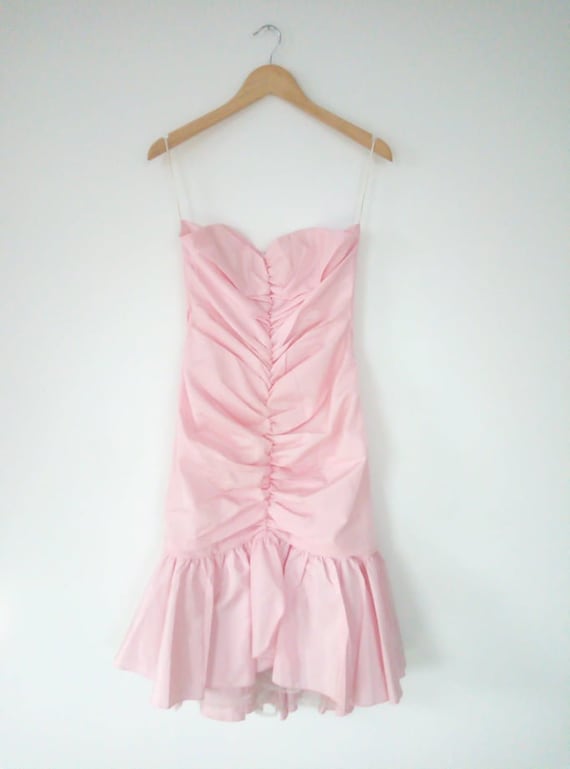 Vintage pleated Bustier dress