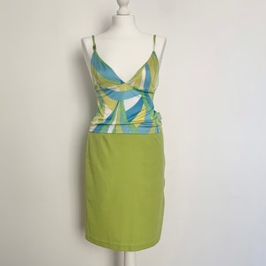 Vintage Versace Jeans Couture Top and Skirt Set Size Small Made in Italy