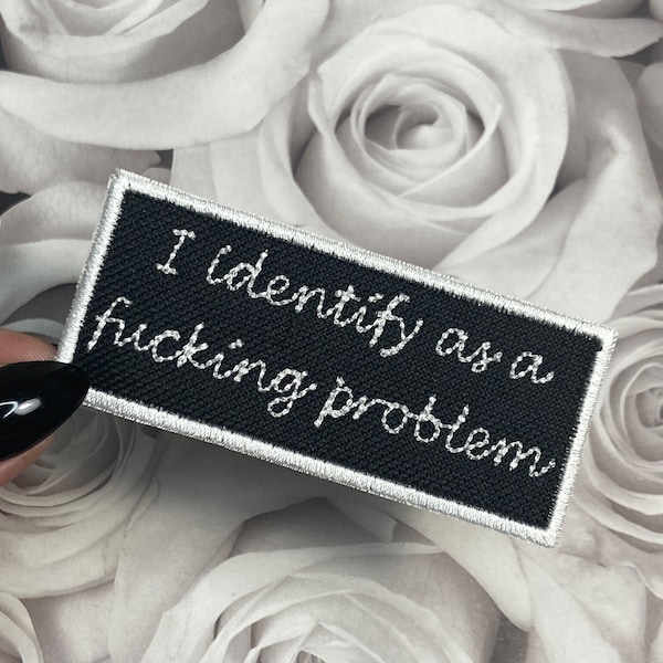 I Identify as a Threat Patch - Etsy
