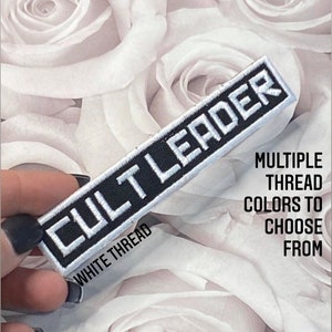 Cult Leader Patch, Cult Patches, Secret Society, Cultish accessories, Cult society, Club Patches, Tribe Patch,  Funny gifts,