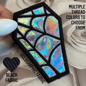 Spiderweb Patch, Coffin Patches, Goth Gifts, Gothic accessories, Spooky gifts, Spooky Patches, Goth patches, Goth Fashion, Goth aesthetic